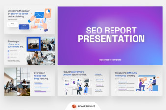 SEO Report PowerPoint Template